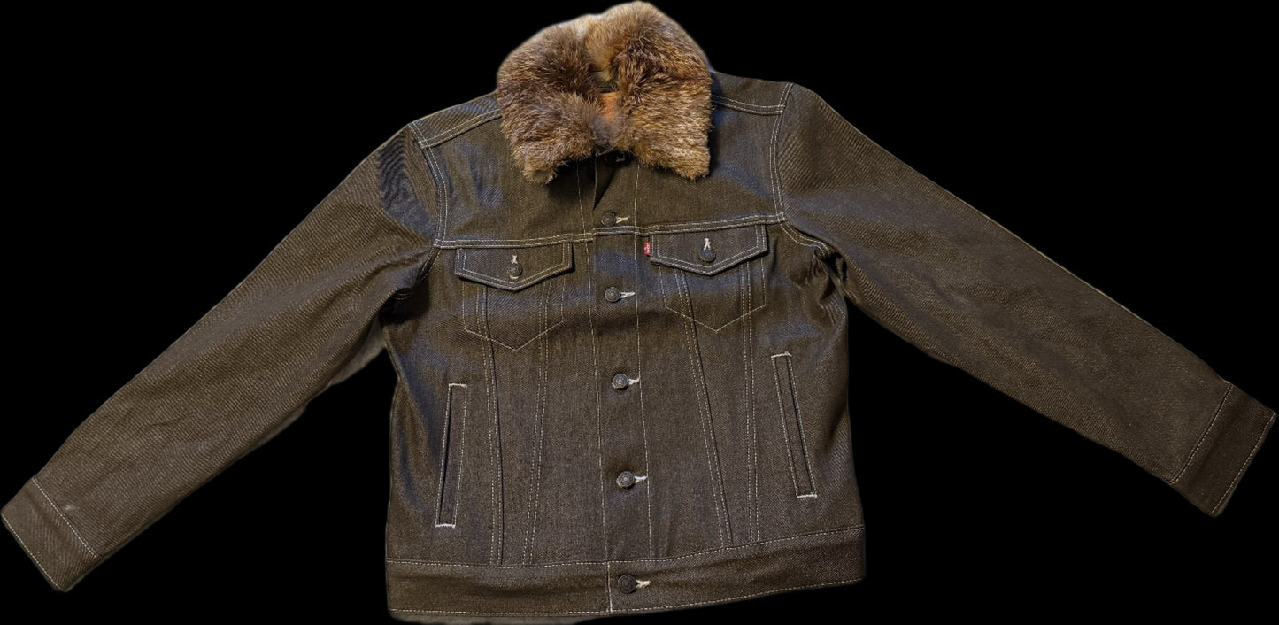 New Denim Jacket - Black - Red Fox