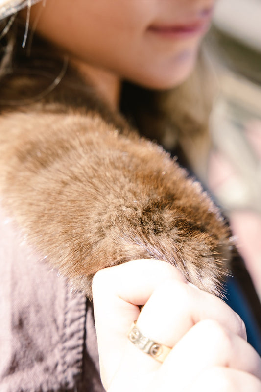 New Denim Jacket -  Mink - Brown