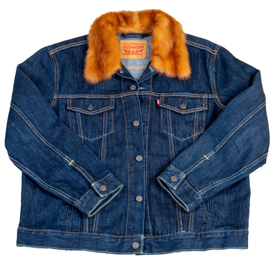 New Denim Jacket - Red Fox - Dark Blue