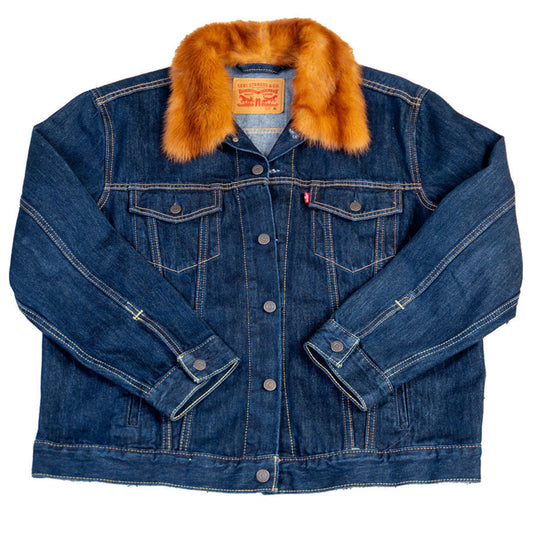 New Denim Jacket - Red Fox - Dark Blue